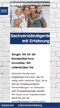 Mobile Screenshot of ingenieurbuero-hinz.de